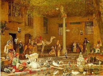 unknow artist Arab or Arabic people and life. Orientalism oil paintings  253